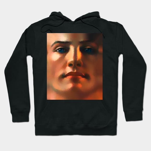 boy face Hoodie by Marccelus